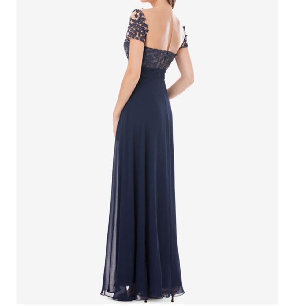 JS Collections Embroidered Gown